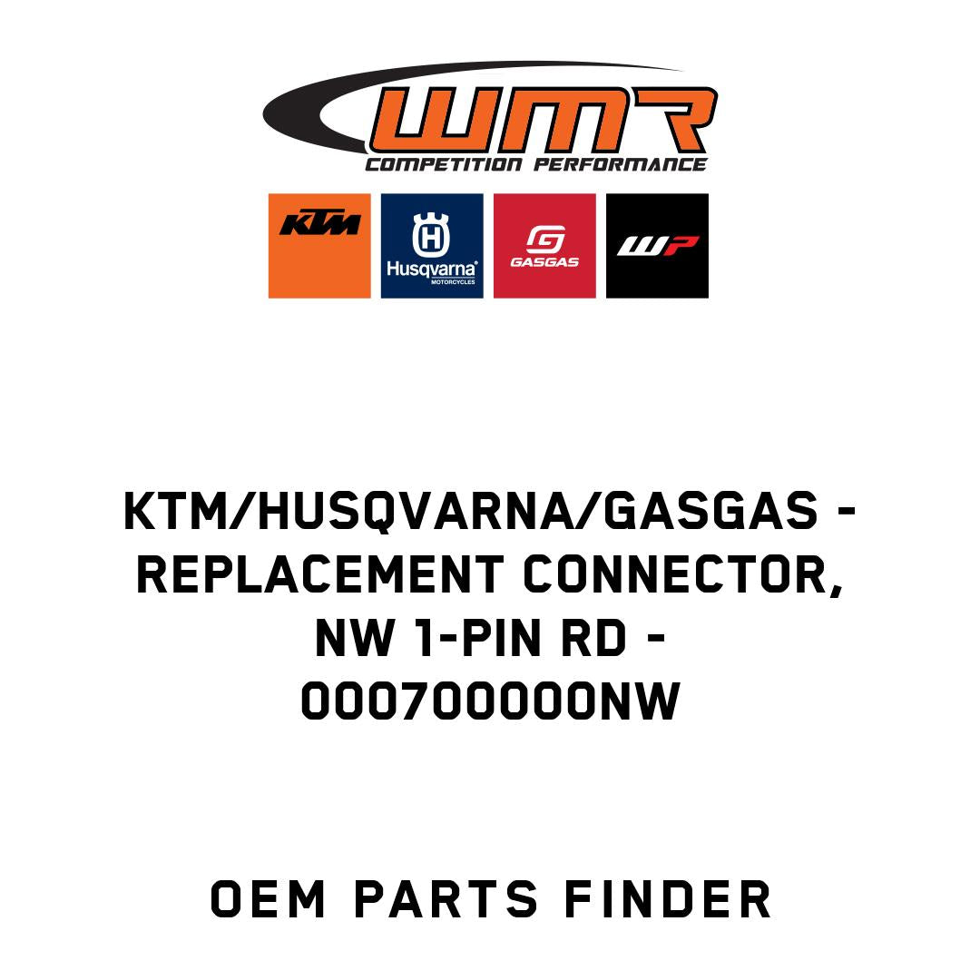 Replacement connector, NW 1-pin rd