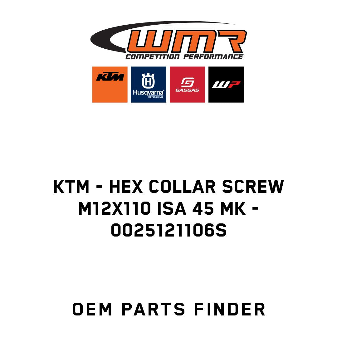 Hex collar screw M12x110 ISA 45 MK