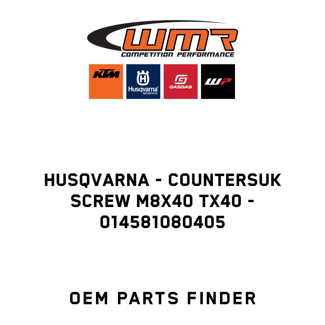 Countersuk screw M8x40 TX40