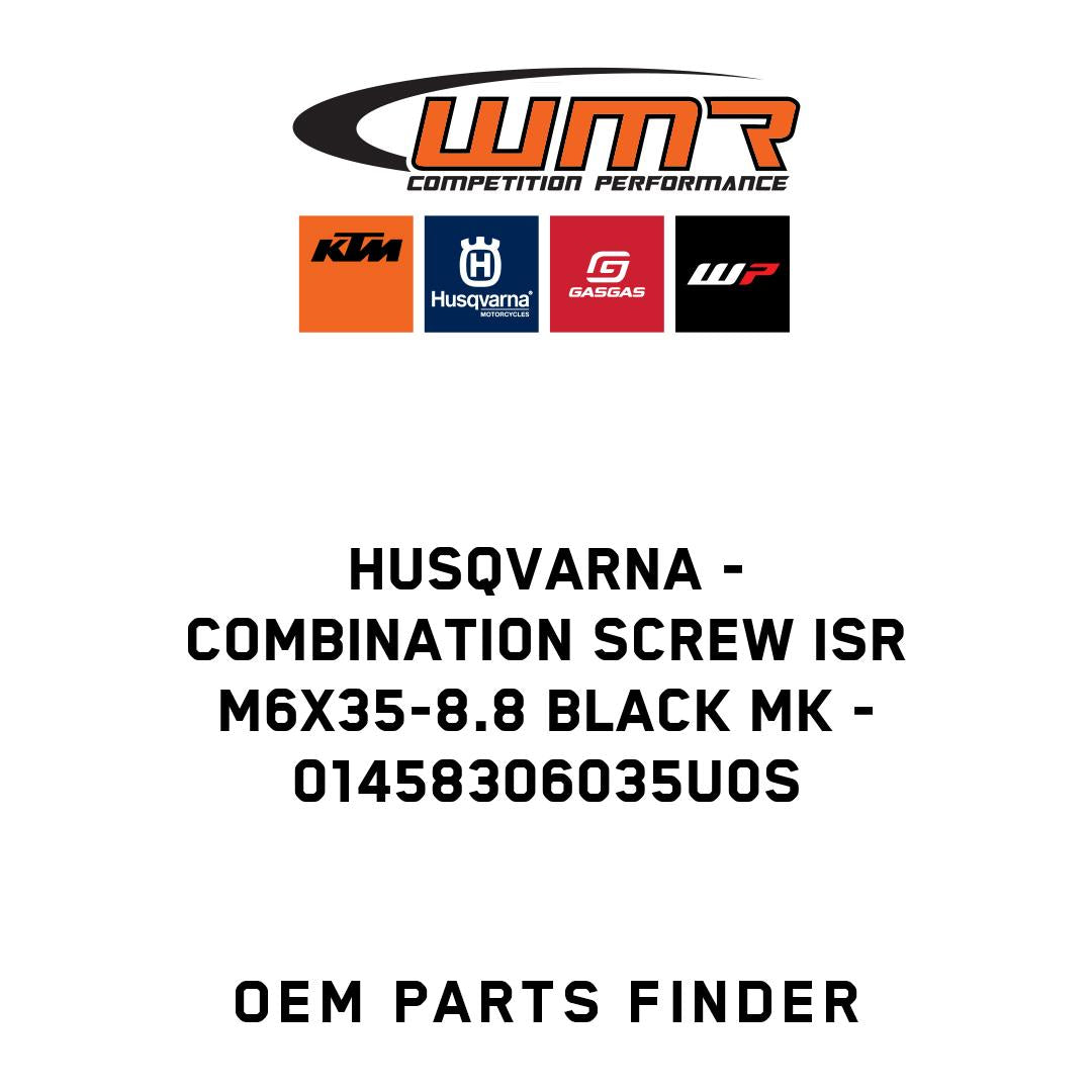 Combination screw ISR M6x35-8.8 black MK