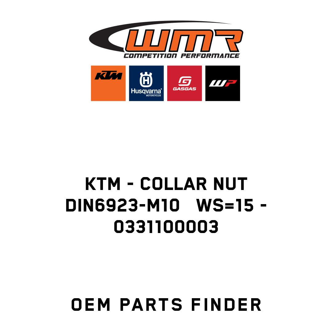 COLLAR NUT DIN6923-M10 WS=15