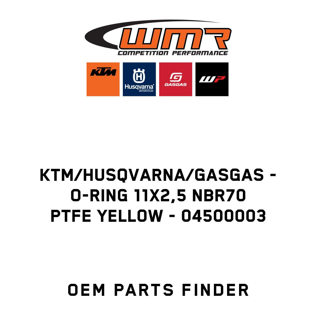 O-ring 11x2,5 NBR70 PTFE yellow