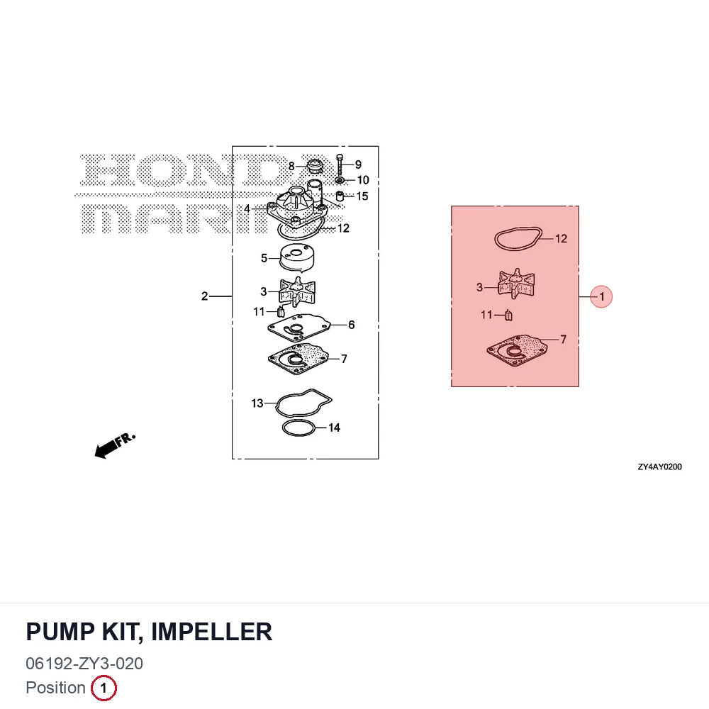 PUMP KIT, IMPELLER