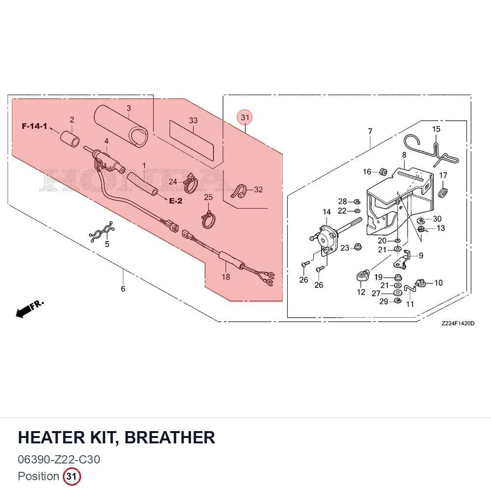 HEATER KIT, BREATHER