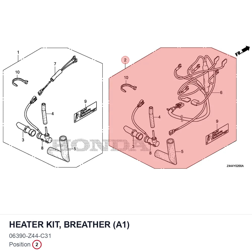 HEATER KIT, BREATHER (A1)
