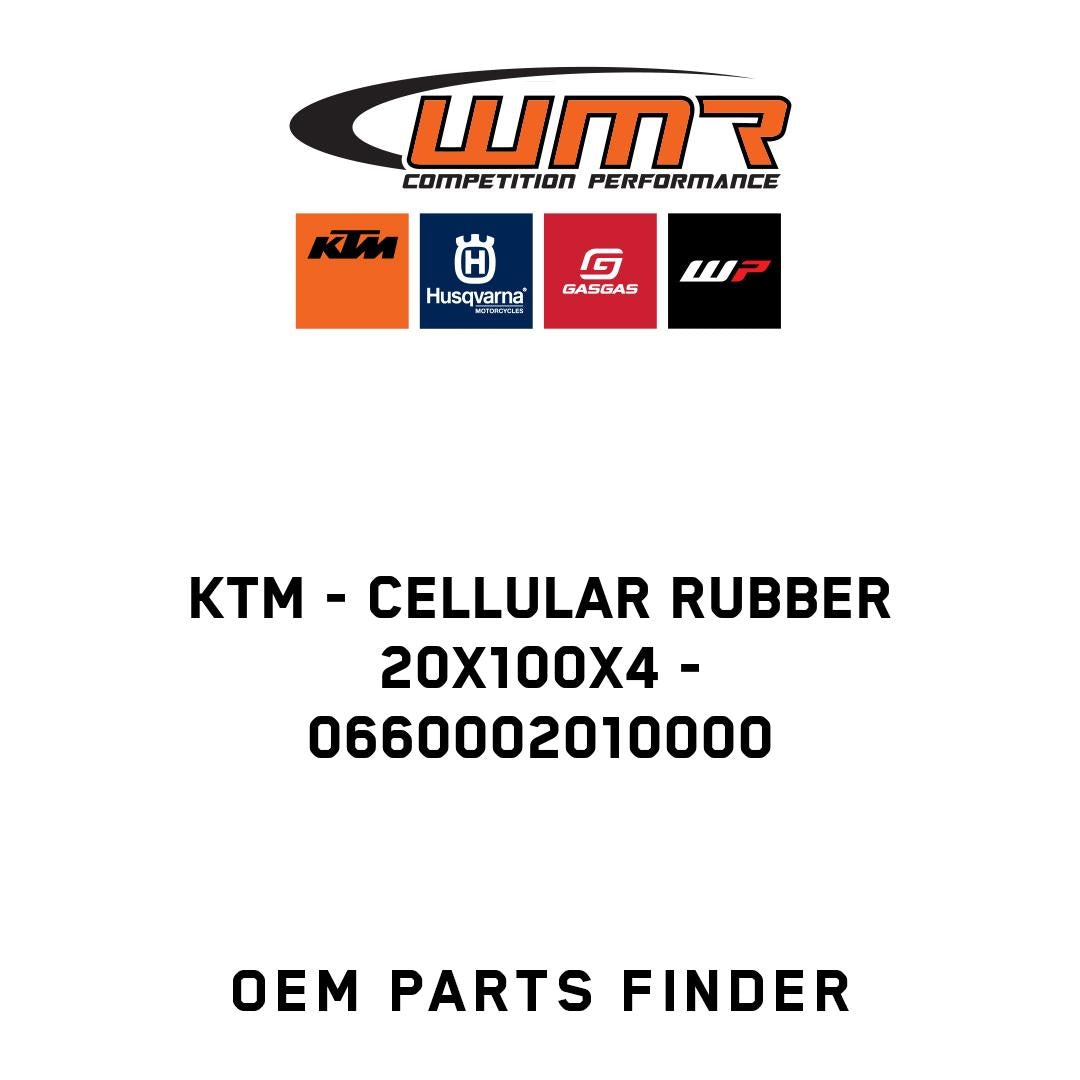 Cellular rubber 20x100x4