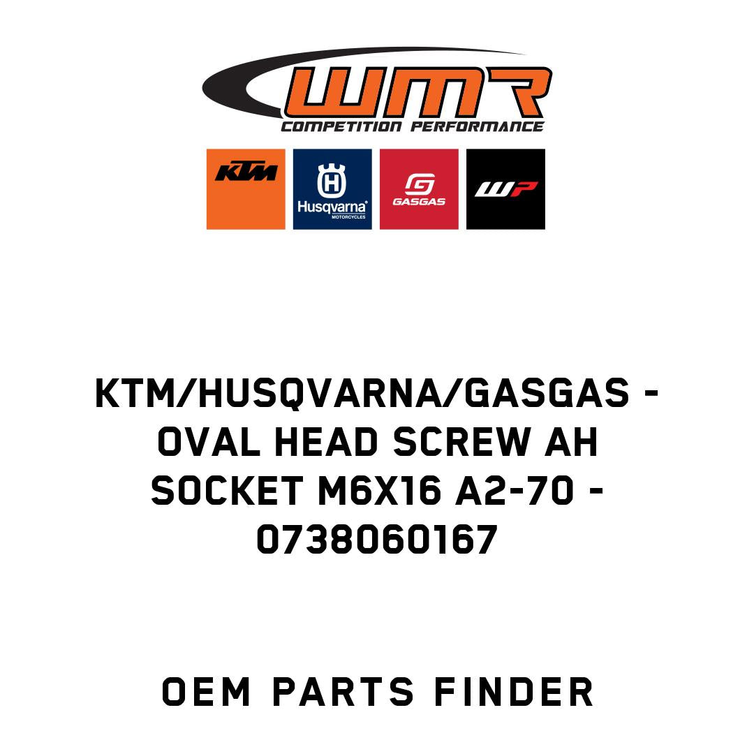 Oval head screw AH socket M6x16 A2-70