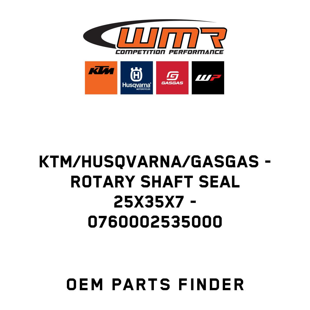 Rotary shaft seal 25x35x7