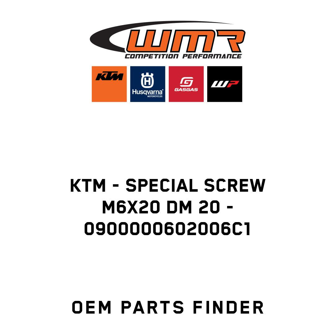 Special screw M6x20 DM 20