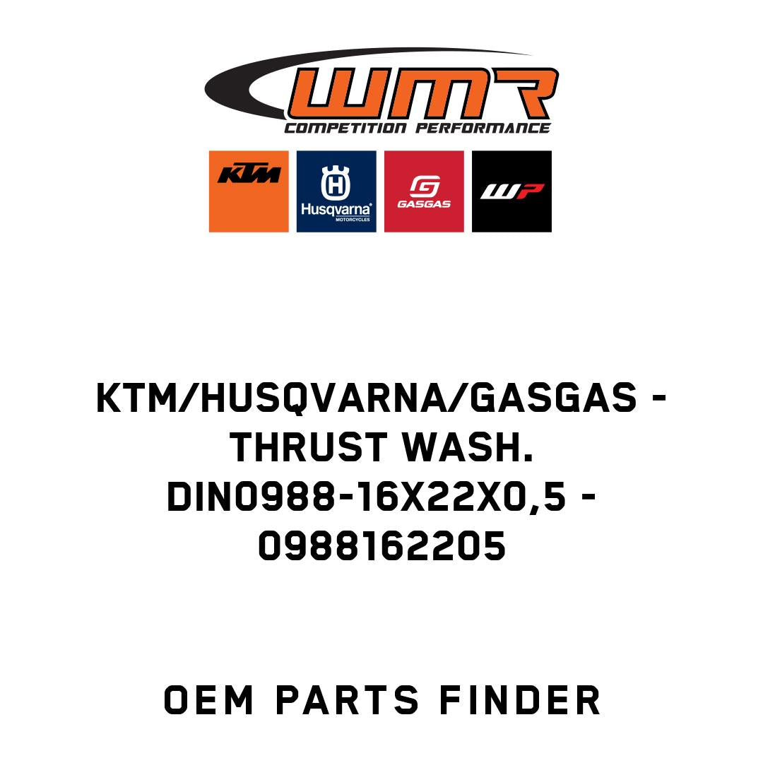 THRUST WASH. DIN0988-16X22X0,5