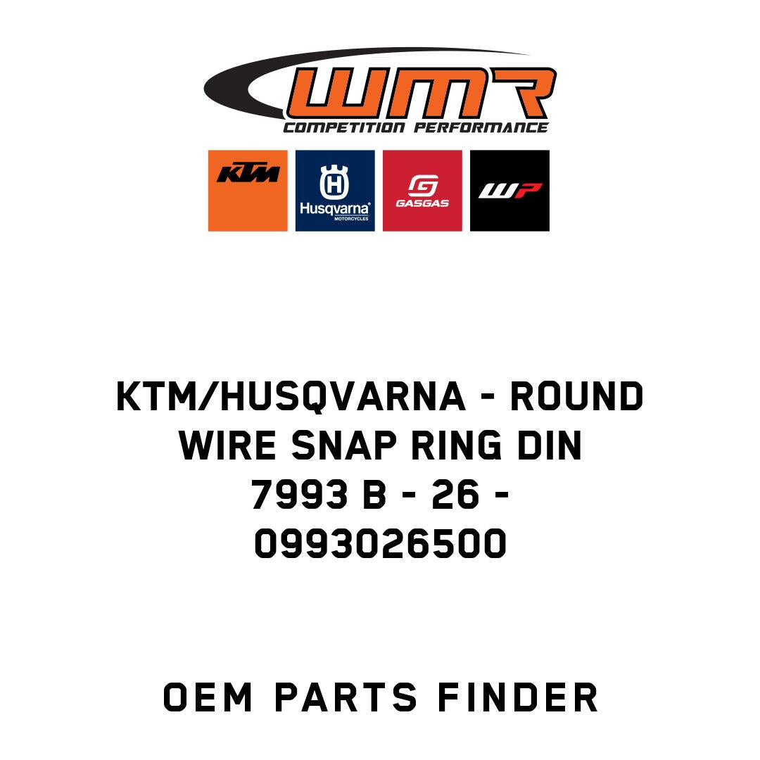 round wire snap ring DIN 7993 B - 26