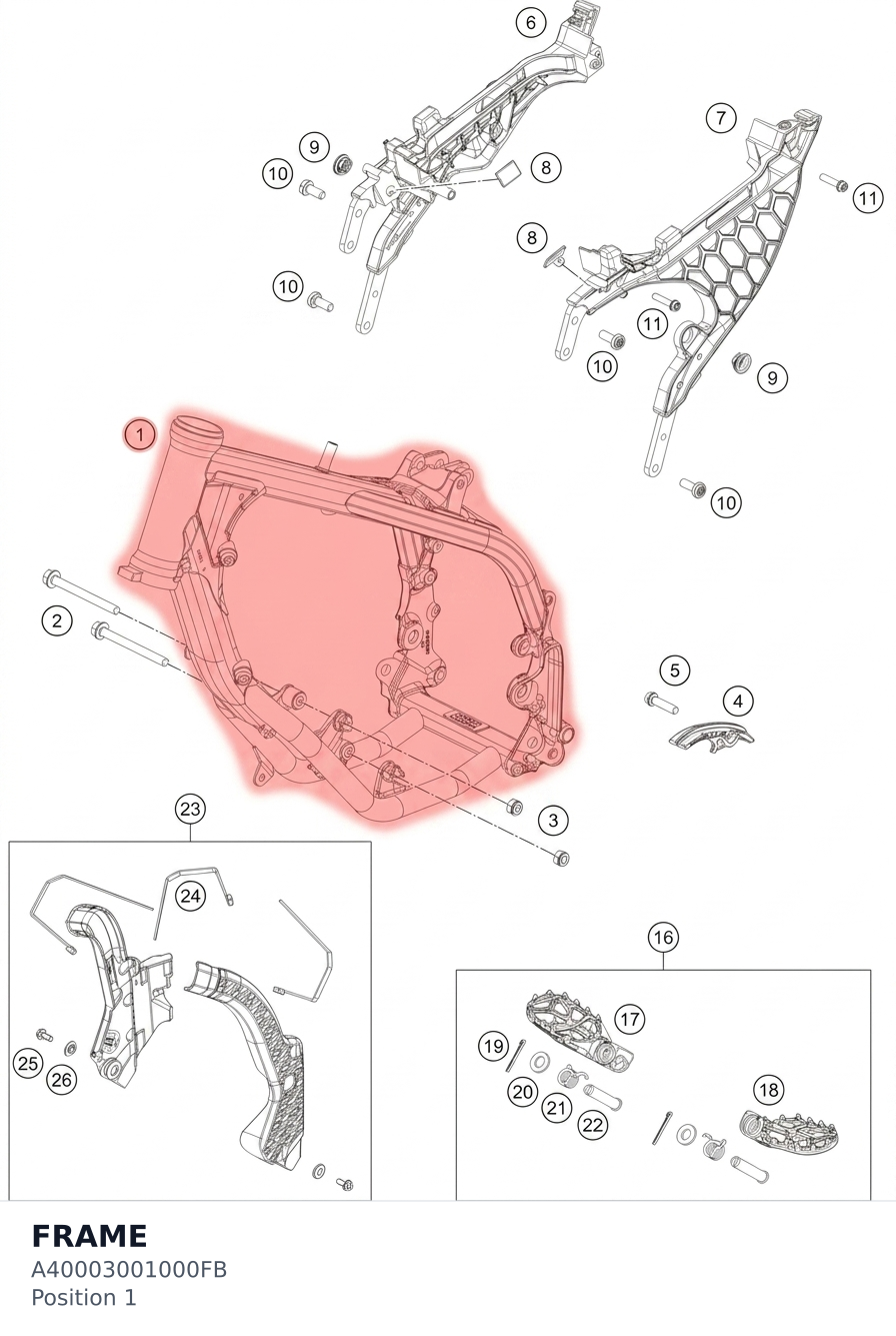 Diagram preview: FRAME (A40003001000FB)