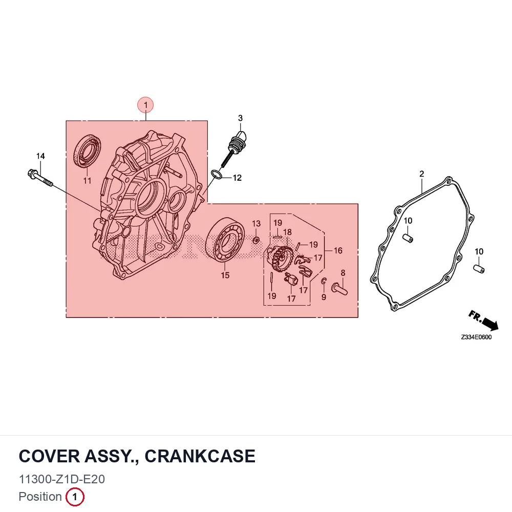 COVER ASSY., CRANKCASE