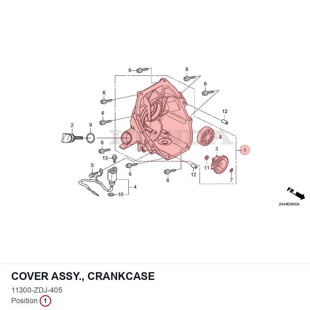 COVER ASSY., CRANKCASE