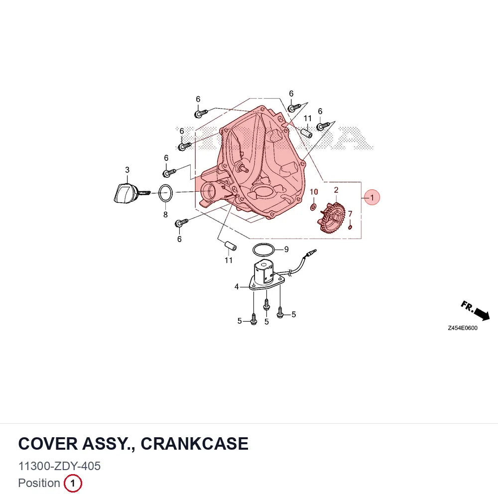 COVER ASSY., CRANKCASE