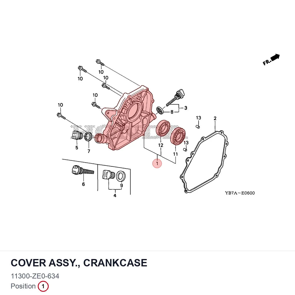 COVER ASSY., CRANKCASE