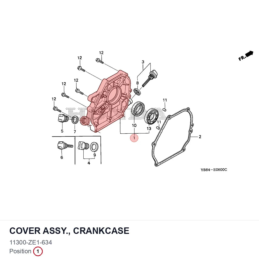 COVER ASSY., CRANKCASE
