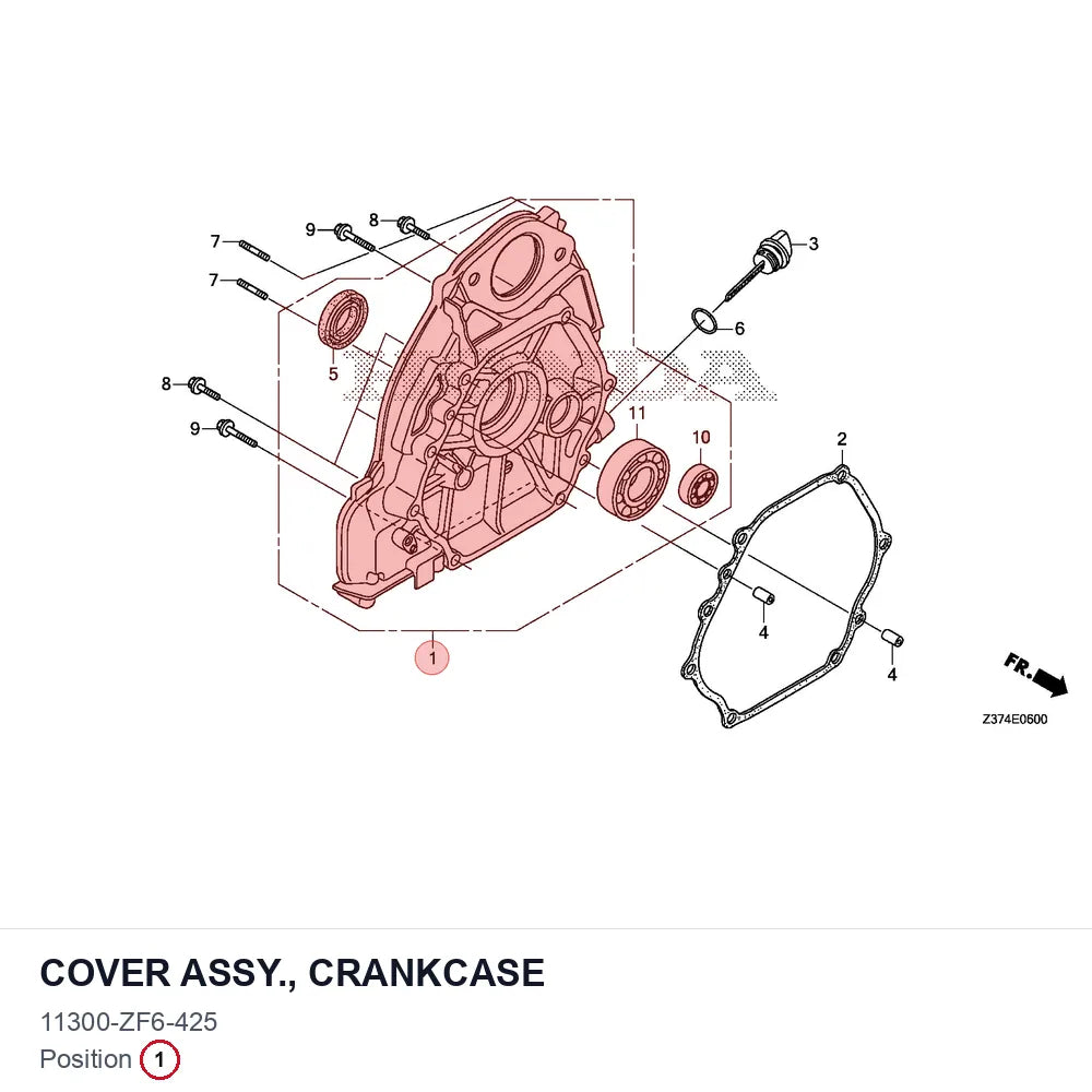 COVER ASSY., CRANKCASE