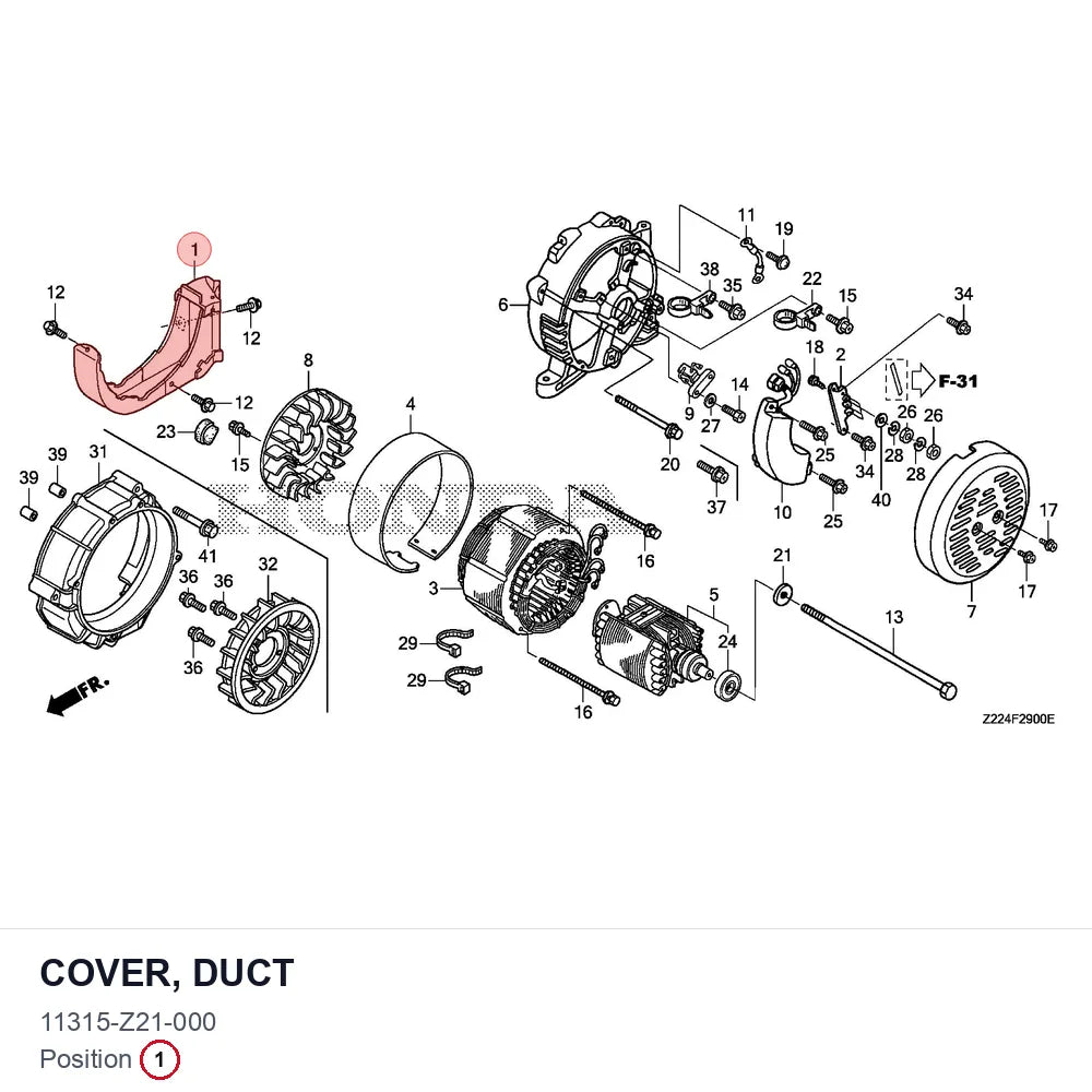 COVER, DUCT