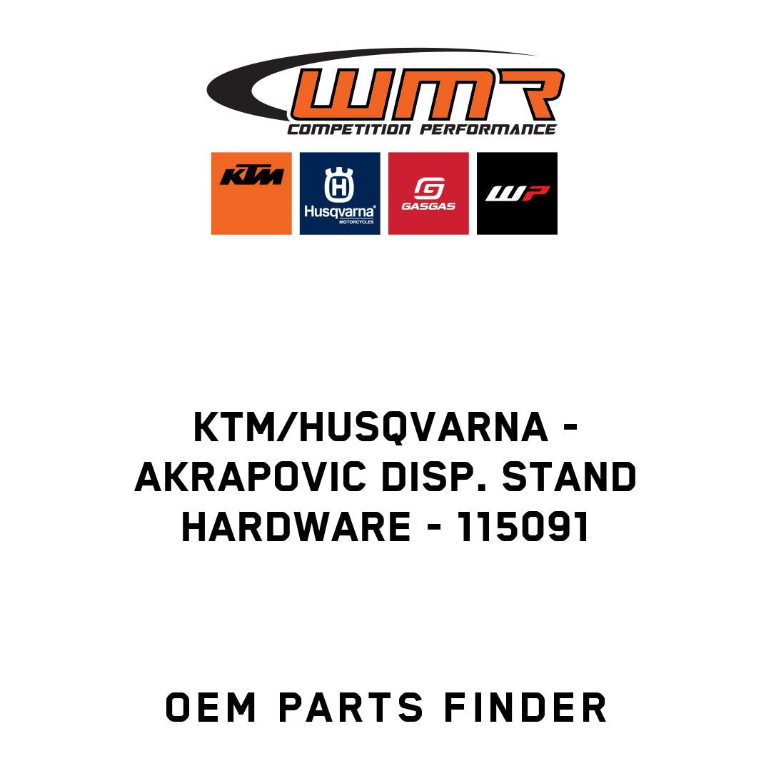 AKRAPOVIC DISP. STAND HARDWARE