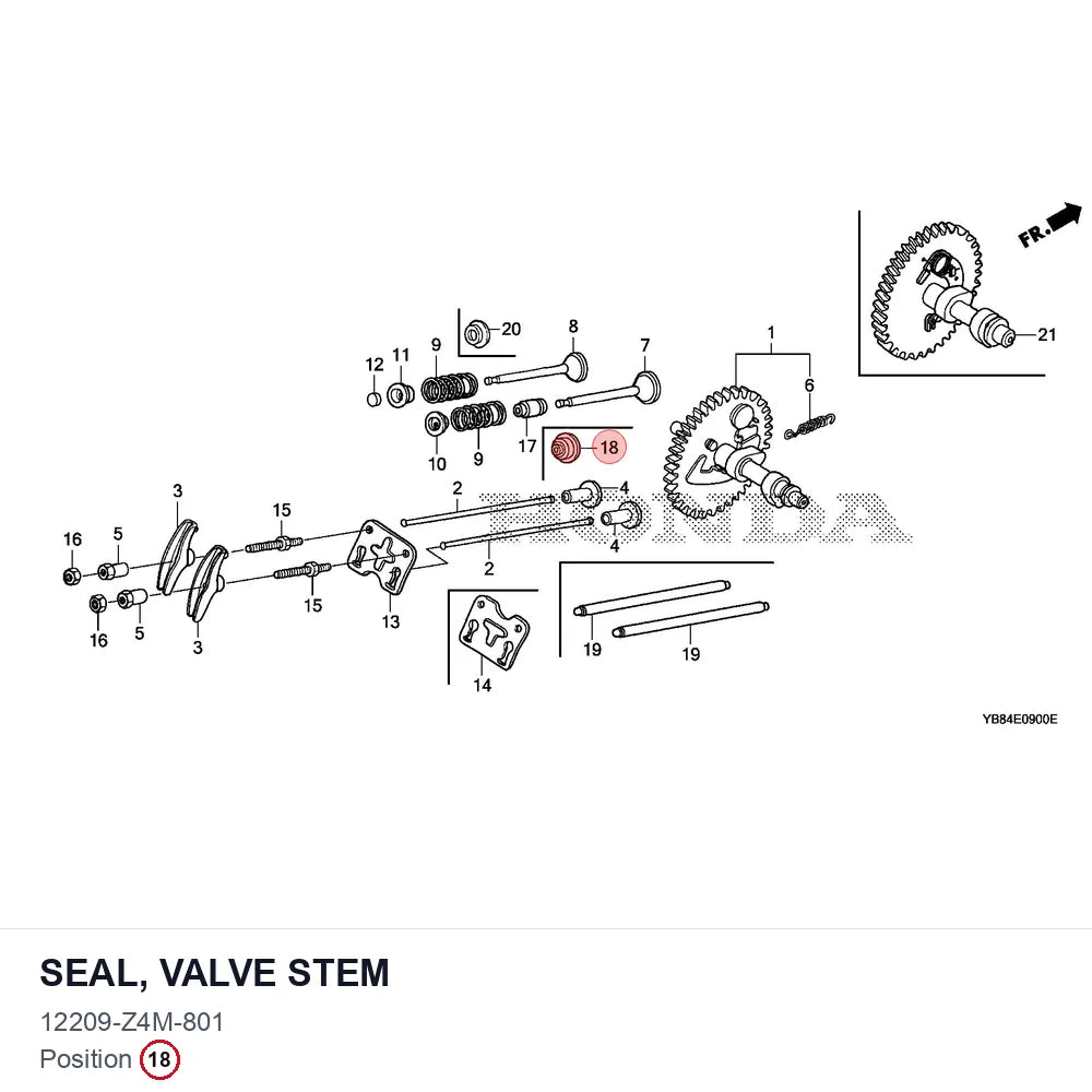 SEAL, VALVE STEM