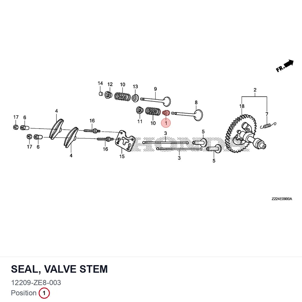 SEAL, VALVE STEM