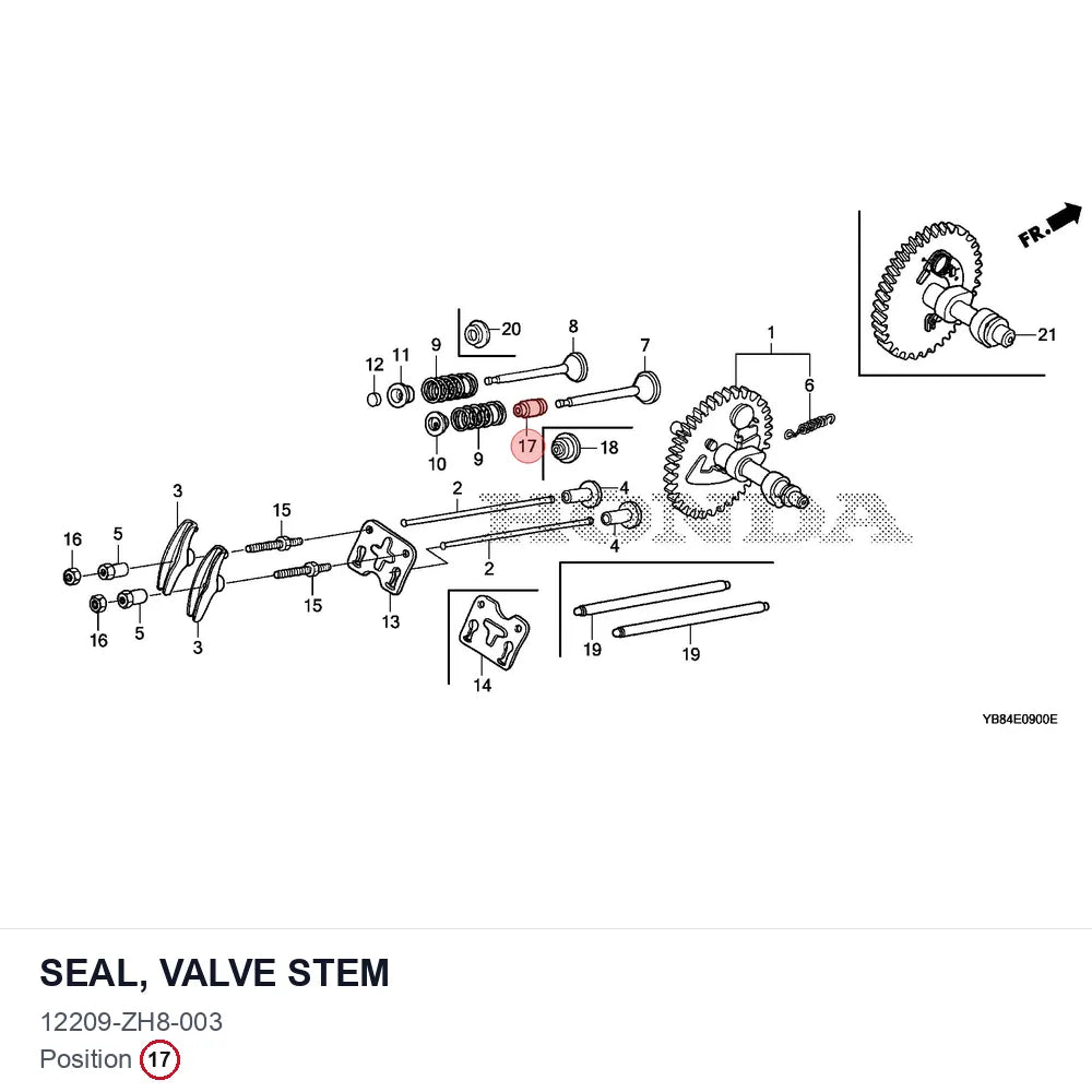 SEAL, VALVE STEM