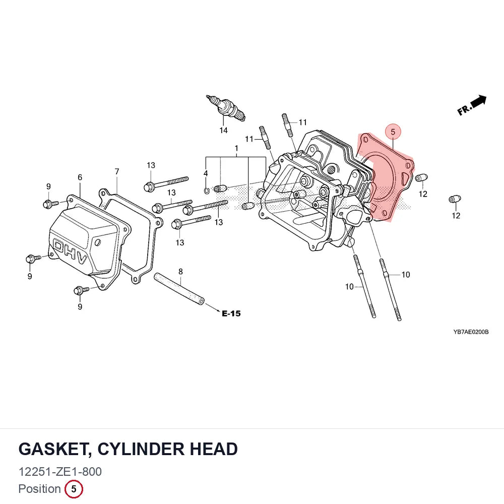 GASKET, CYLINDER HEAD