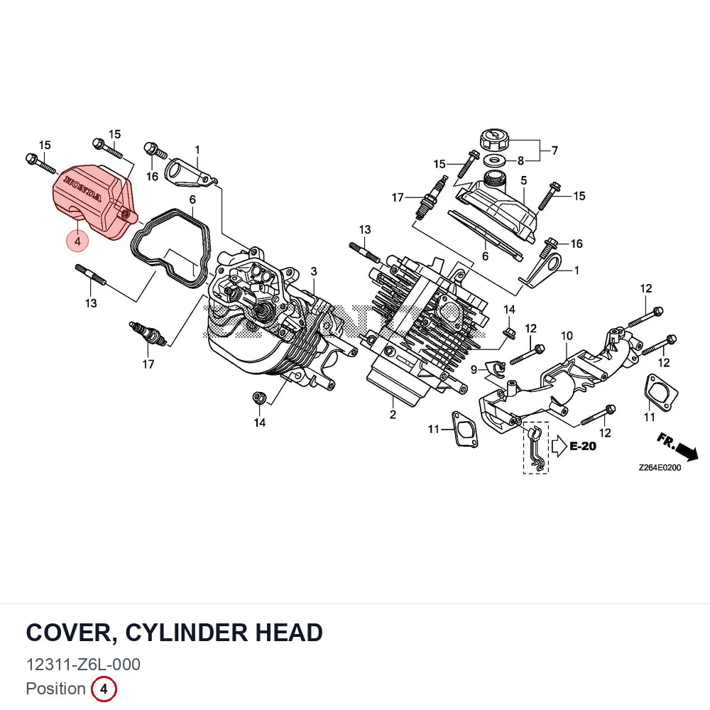 COVER, CYLINDER HEAD