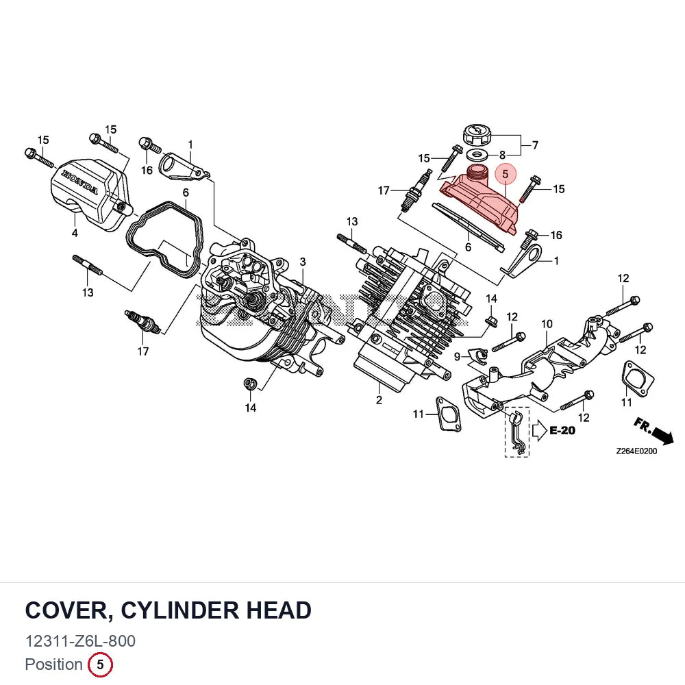 COVER, CYLINDER HEAD