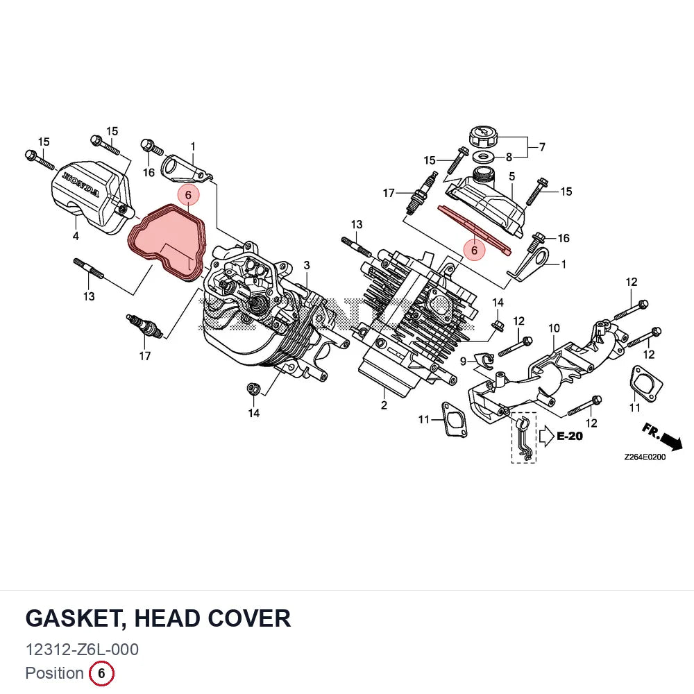 GASKET, HEAD COVER