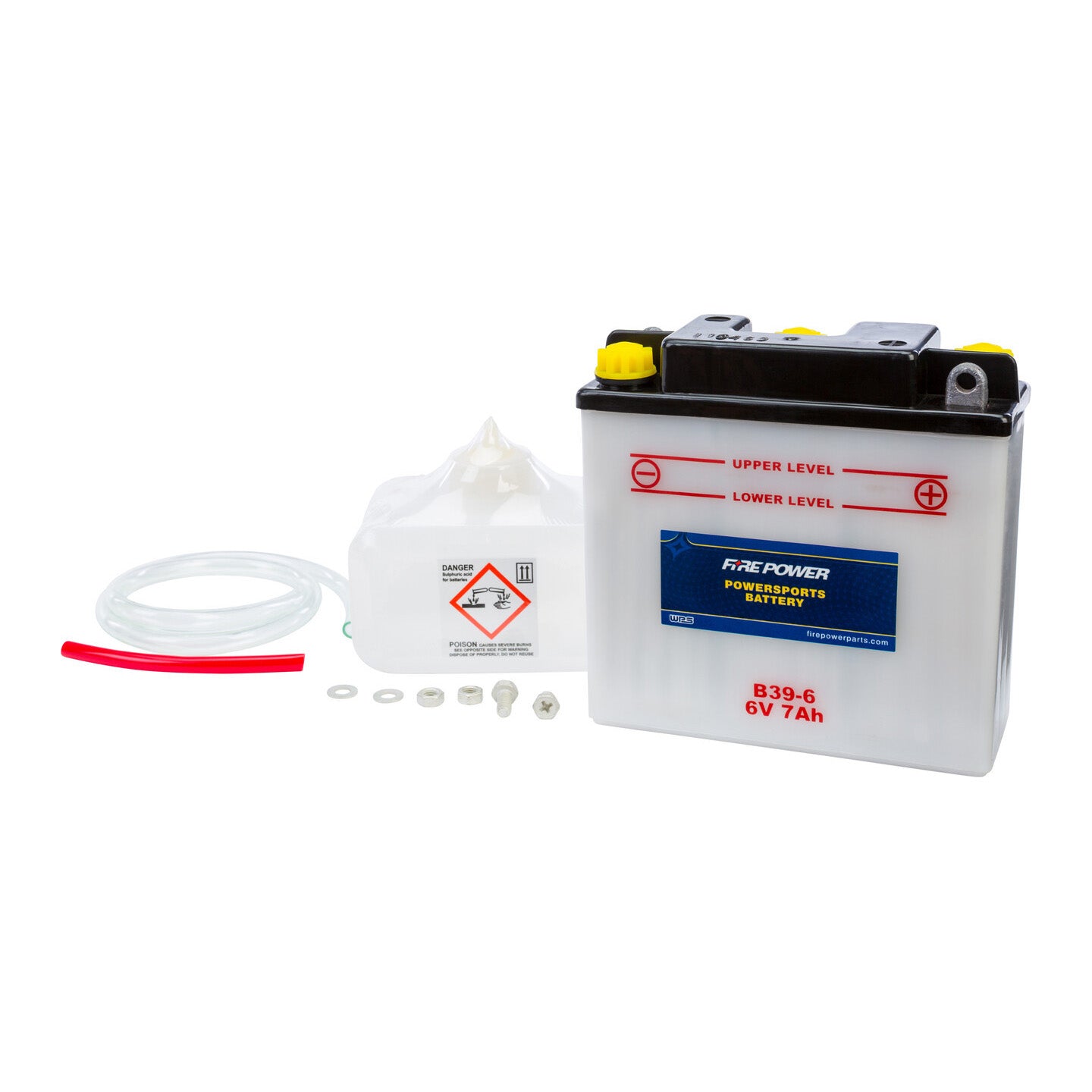 Fire Power 6V Standard Battery with Acid Pack B39-6