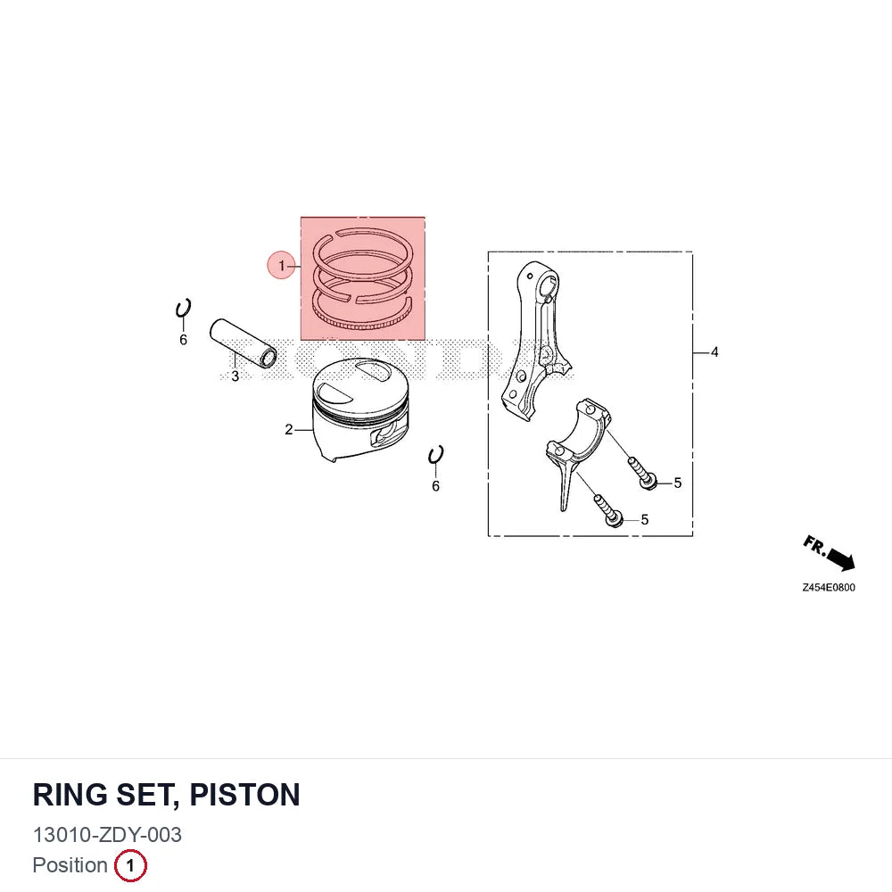 RING SET, PISTON