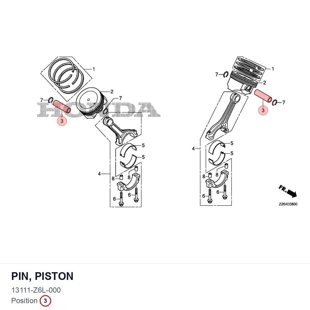 PIN, PISTON