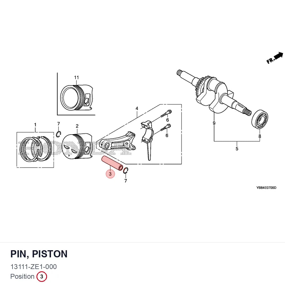 PIN, PISTON