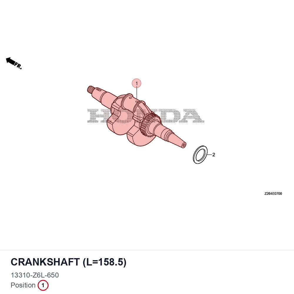 CRANKSHAFT (L=158.5)