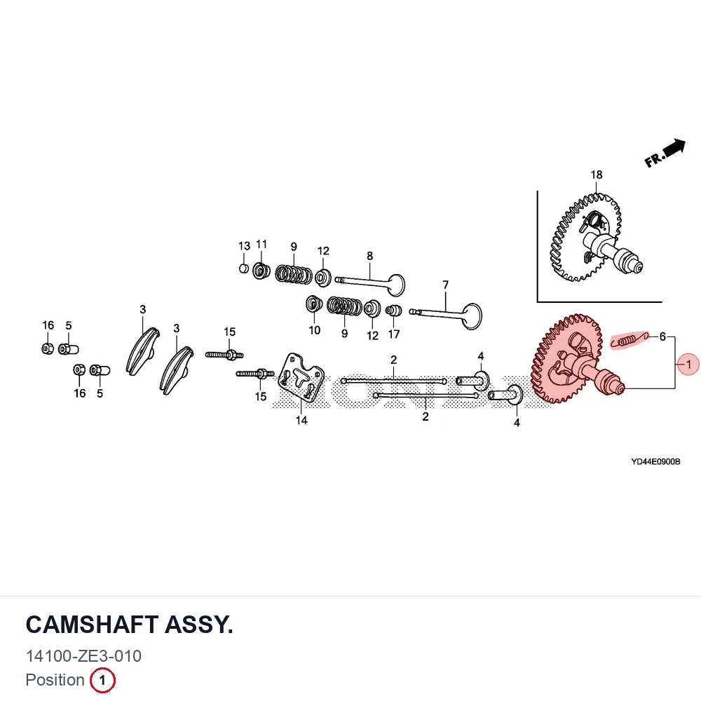 CAMSHAFT ASSY.