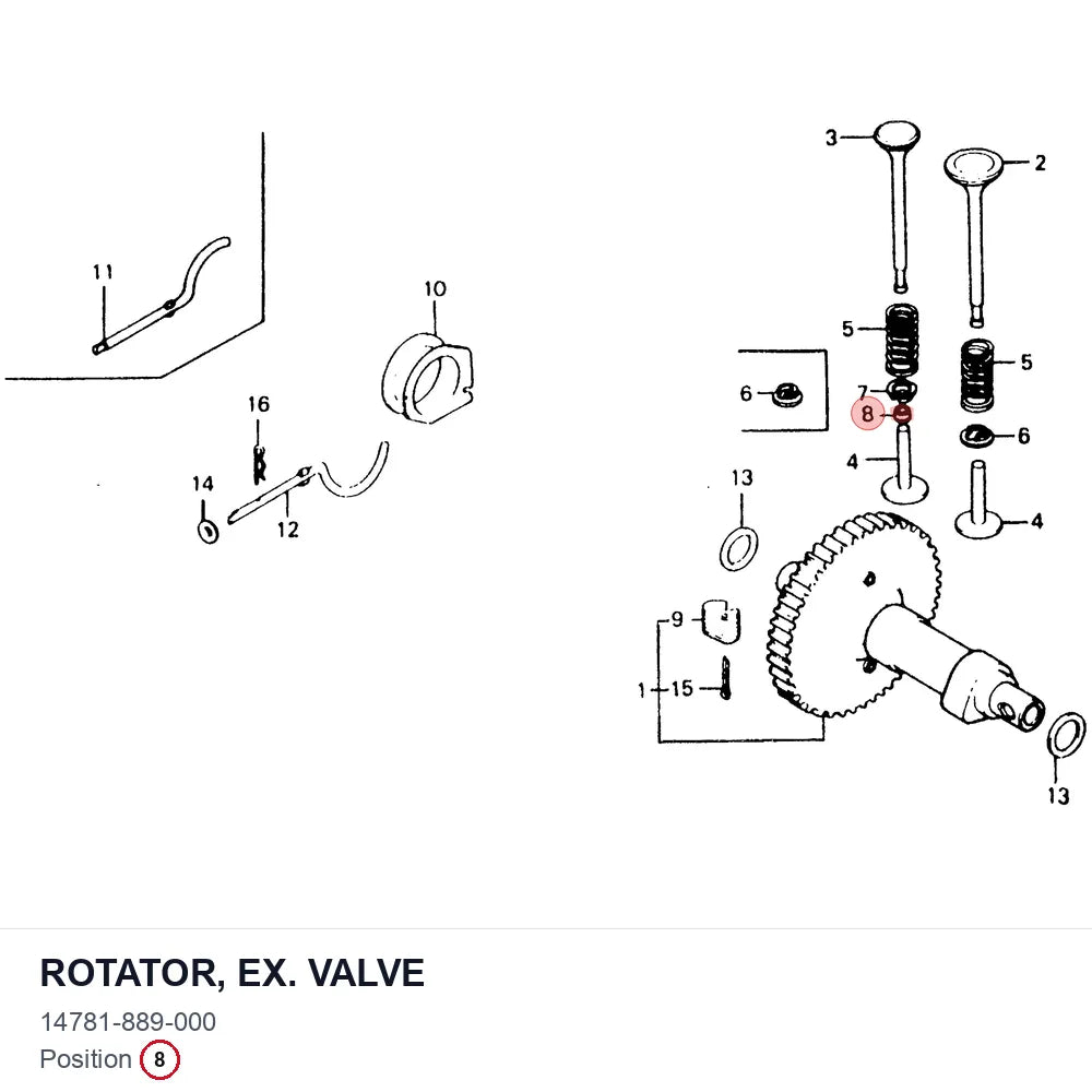 ROTATOR, EX. VALVE