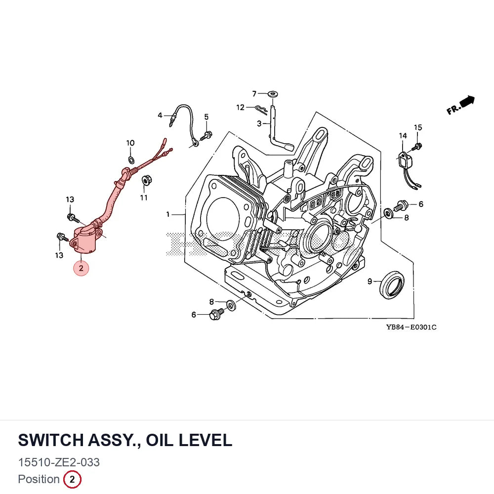 SWITCH ASSY., OIL LEVEL