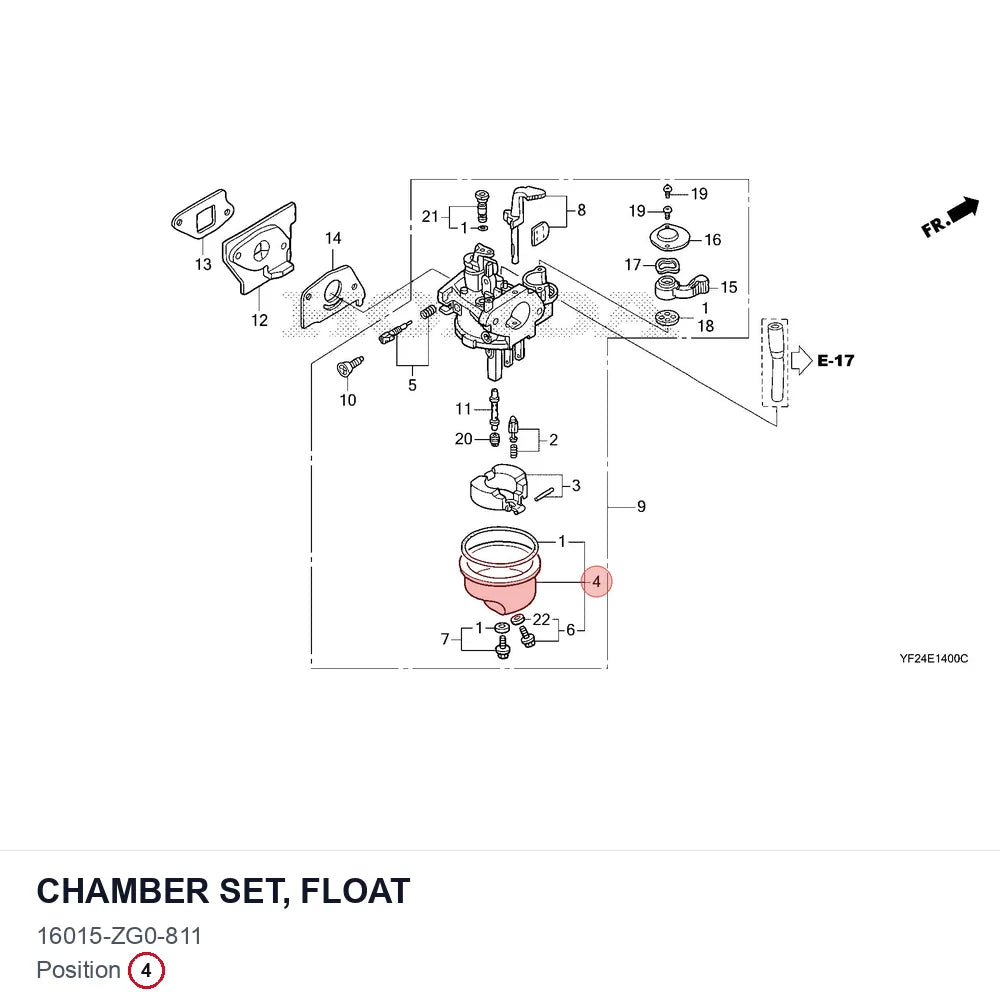 CHAMBER SET, FLOAT