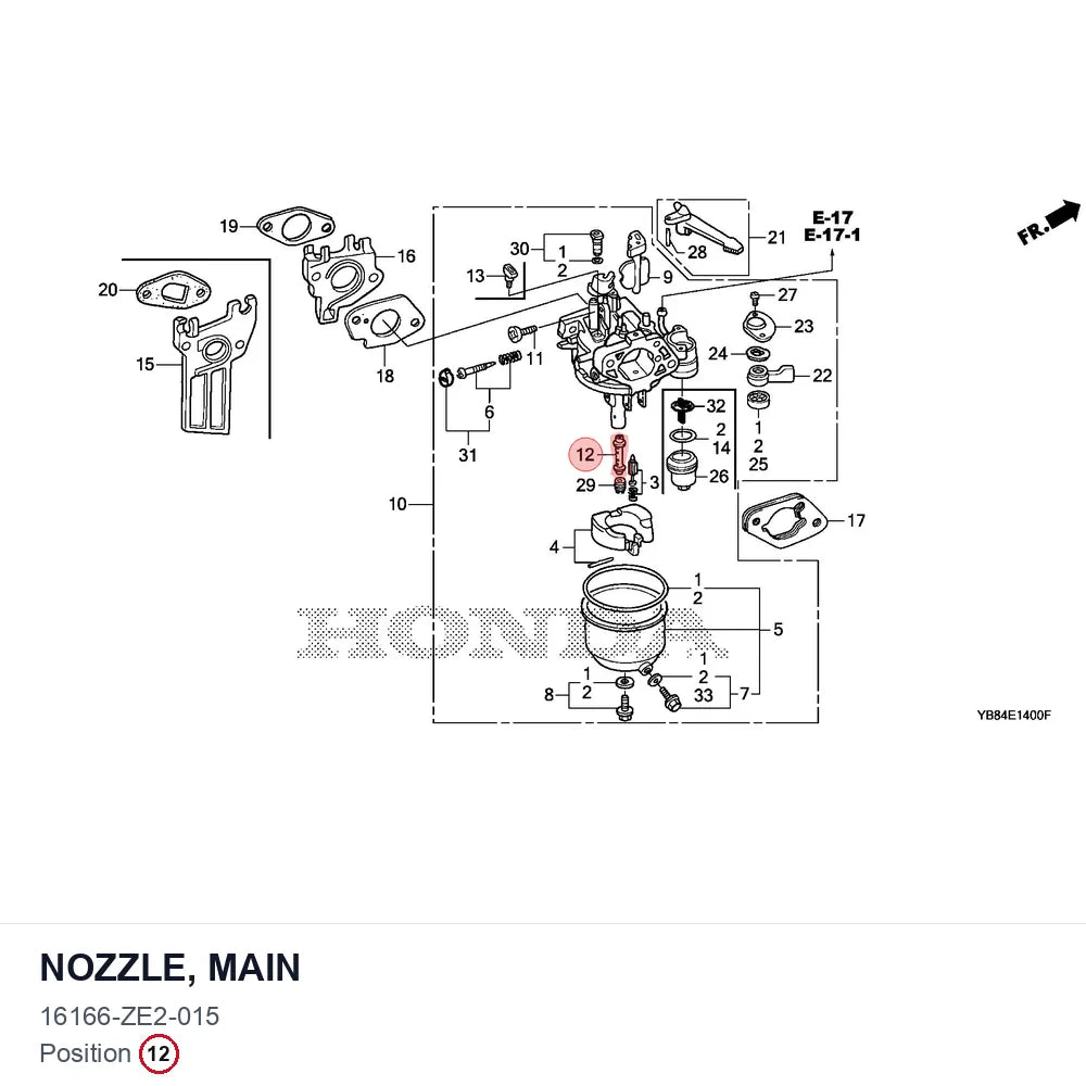 NOZZLE, MAIN