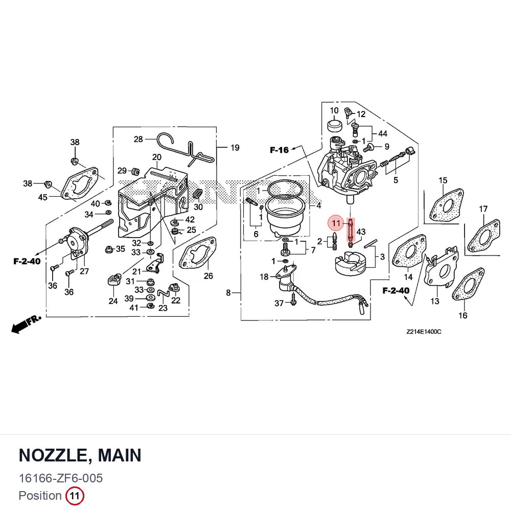 NOZZLE, MAIN