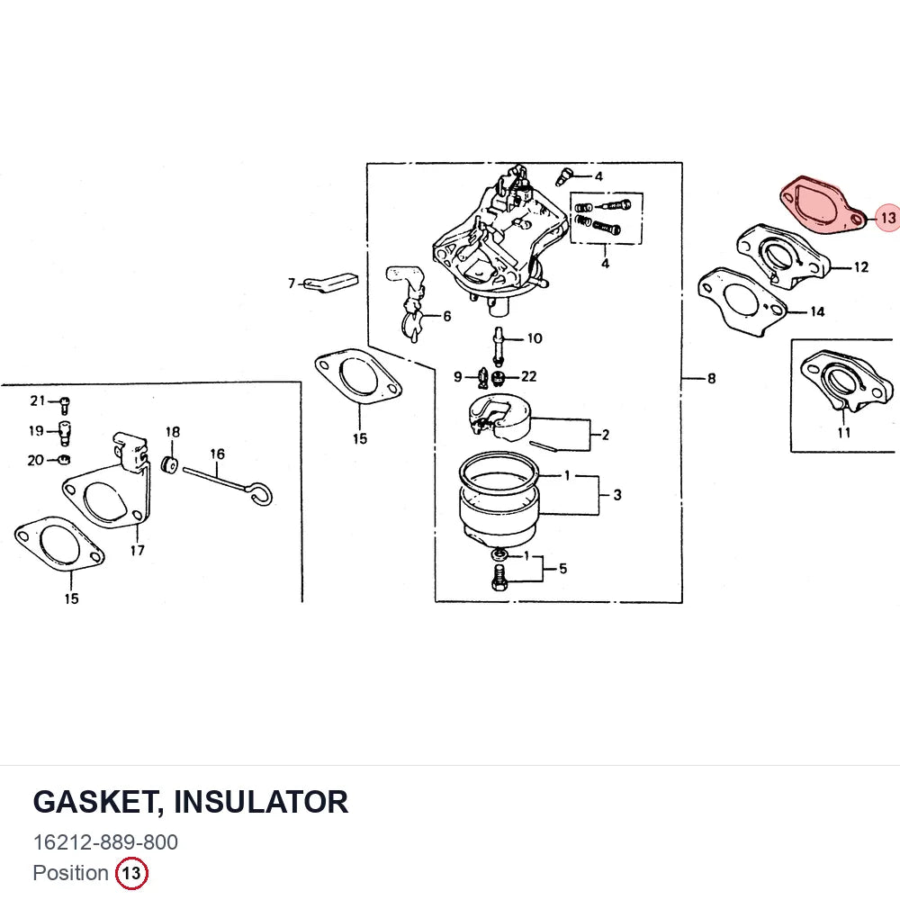 GASKET, INSULATOR