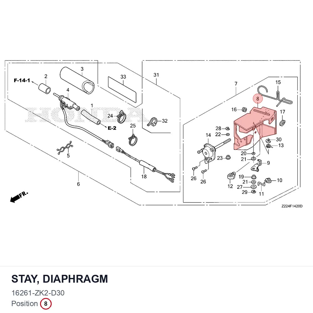 STAY, DIAPHRAGM