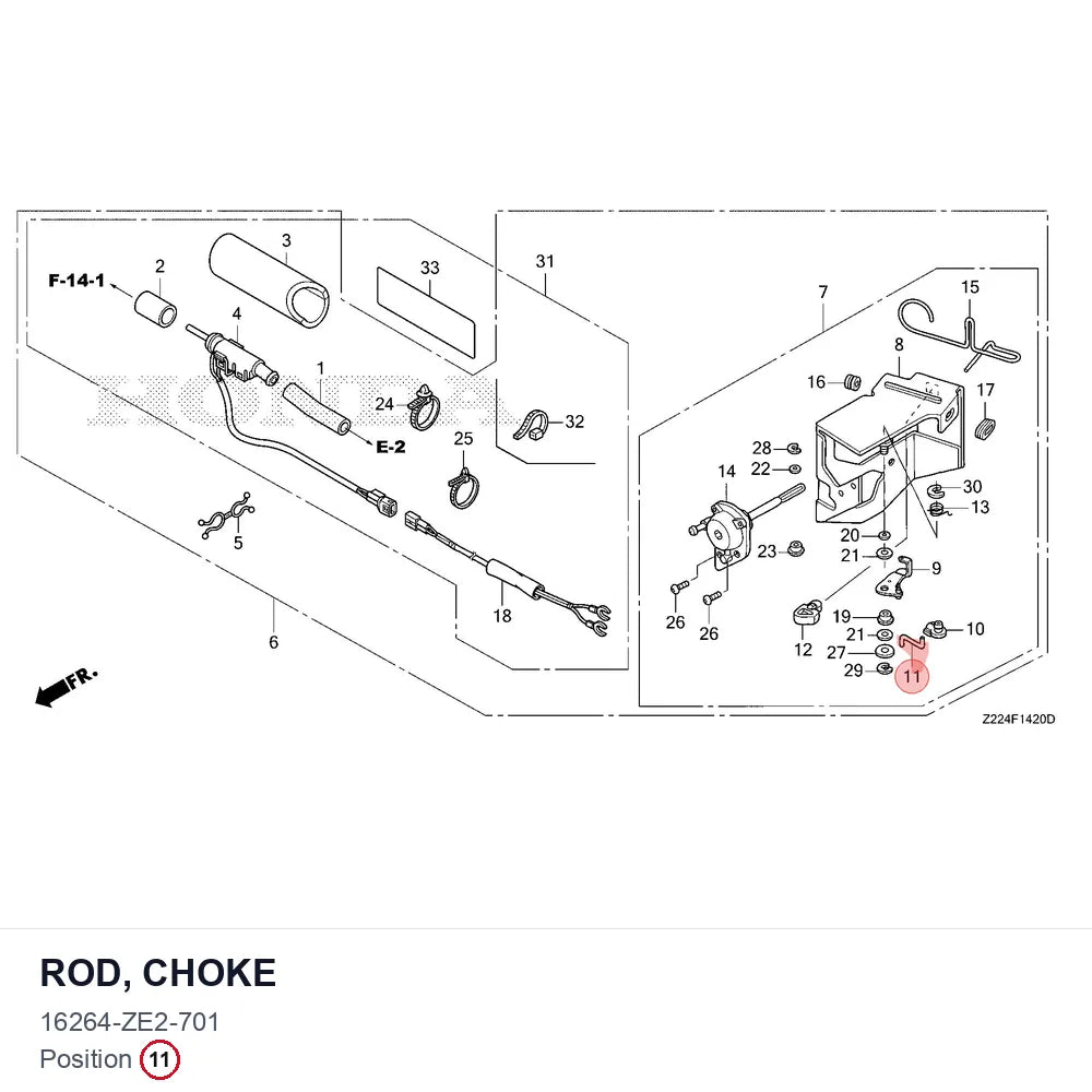 ROD, CHOKE