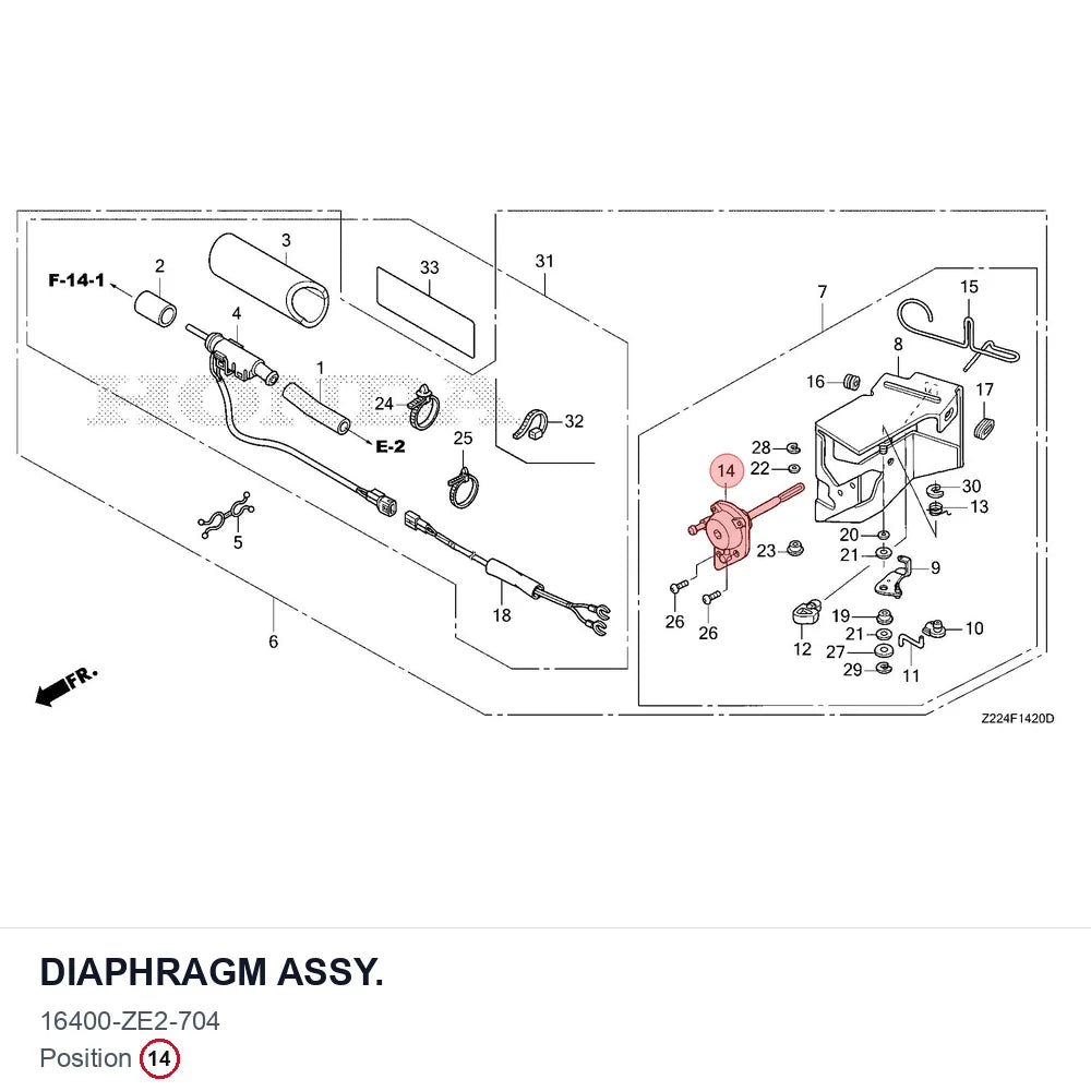 DIAPHRAGM ASSY.