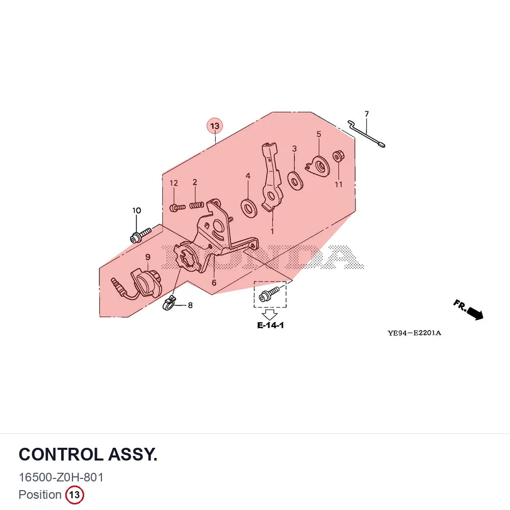 CONTROL ASSY.