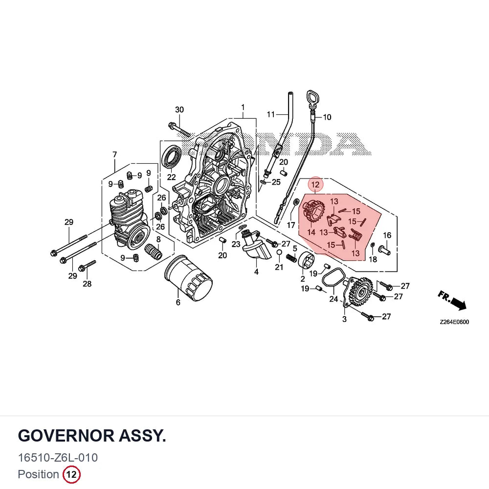 GOVERNOR ASSY.