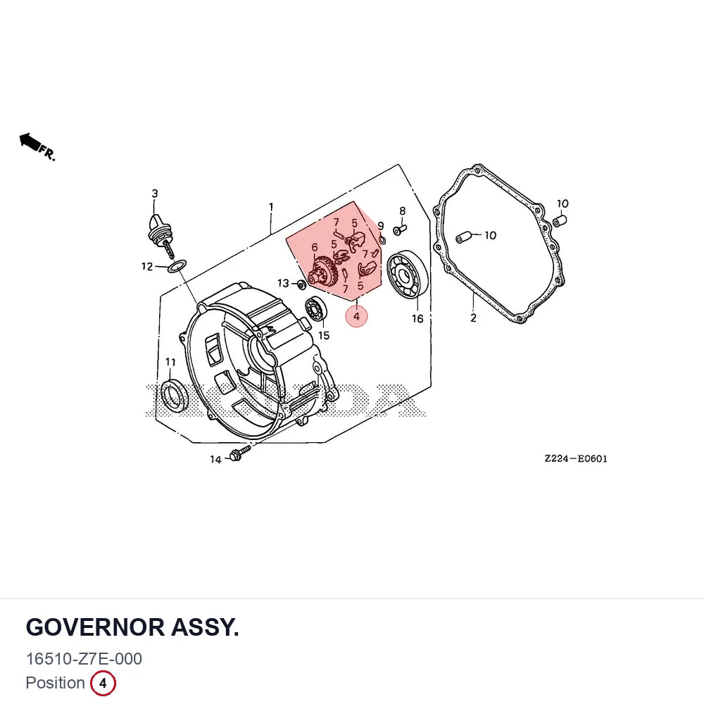 GOVERNOR ASSY.