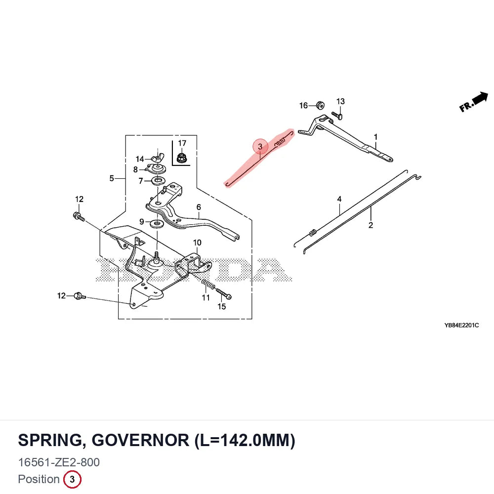 SPRING, GOVERNOR (L=142.0MM)
